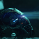Iron Man’s helmet recording a message from the hero.
